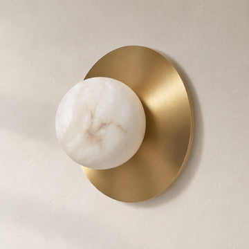 Copper Alabaster Wall Sconces