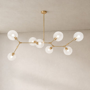 Covington Horizontal Globe Branching Bubbles Chandelier