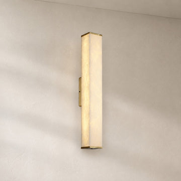Cuboid Alabaster Wall Light