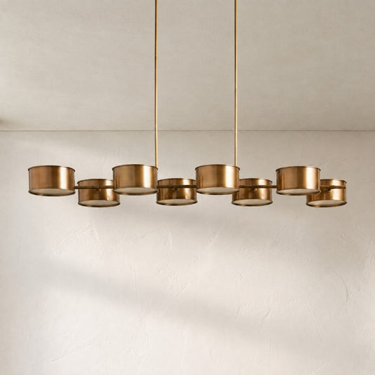Daphne Metal Linear Chandelier 62''72''