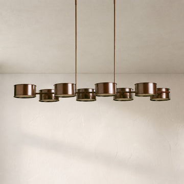 Daphne Metal Linear Chandelier 62''72''