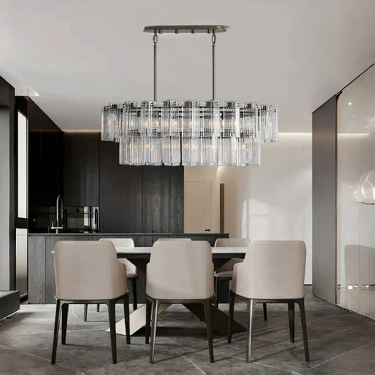 Delsie Oval Chandelier 51''63''72''