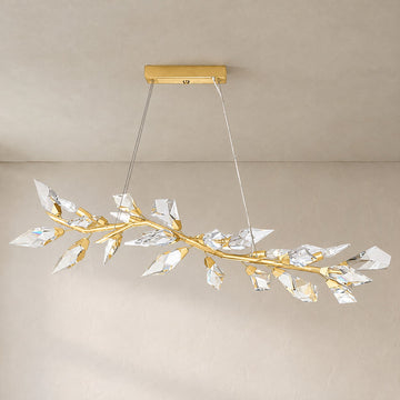 Diamond Cut Linear Chandelier