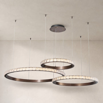 Drake Triple-Ring Pendant Light