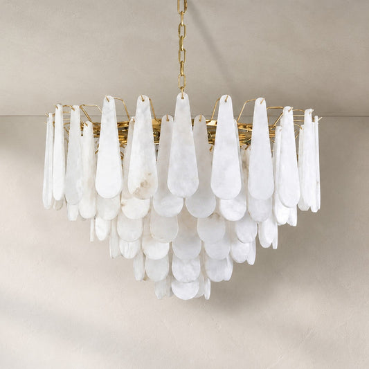 Drop Alabaster Chandelier