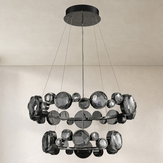Eclipse Two-Ring Pendant Light