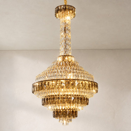 Extra Large Multi-tiered Empire Crystal Chandelier for Big Hallway/Foyer/Staircase