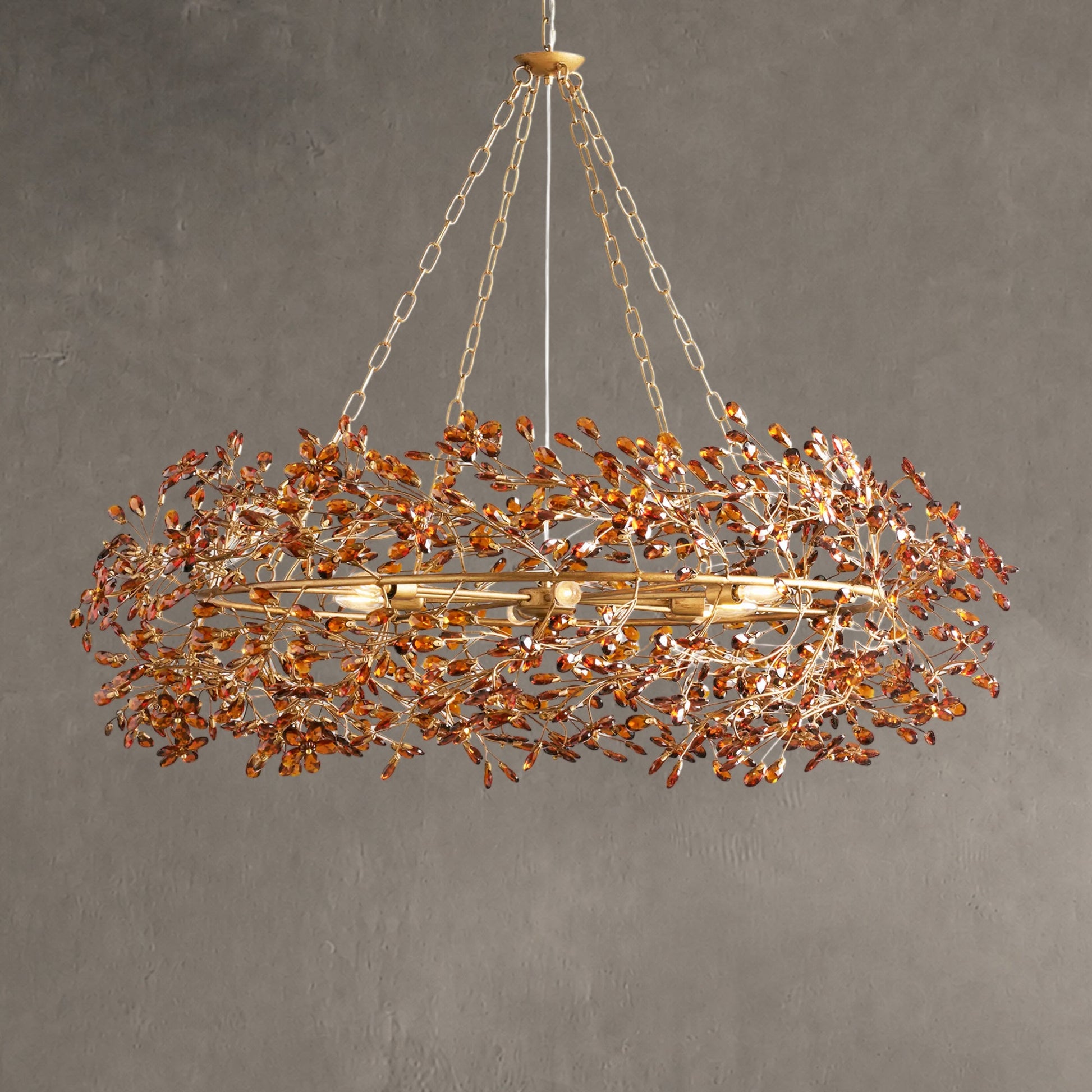 Fiore Crown Chandelier 39" 48" 60" | Lamer Lighting (14)