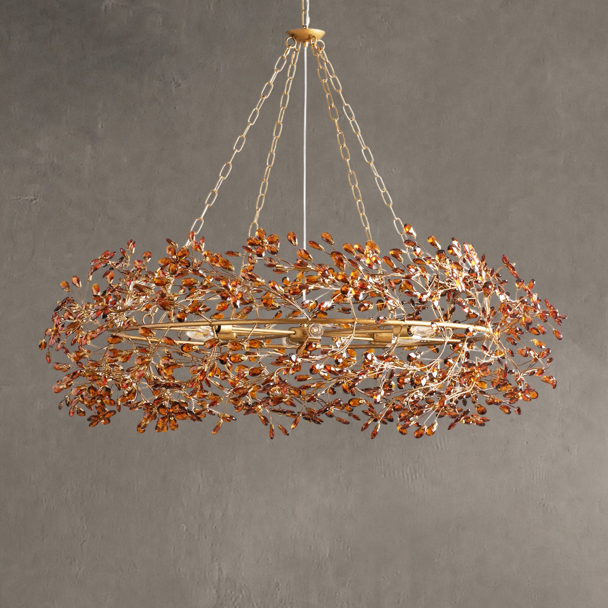 Fiore Crown Chandelier 39" 48" 60" | Lamer Lighting (18)