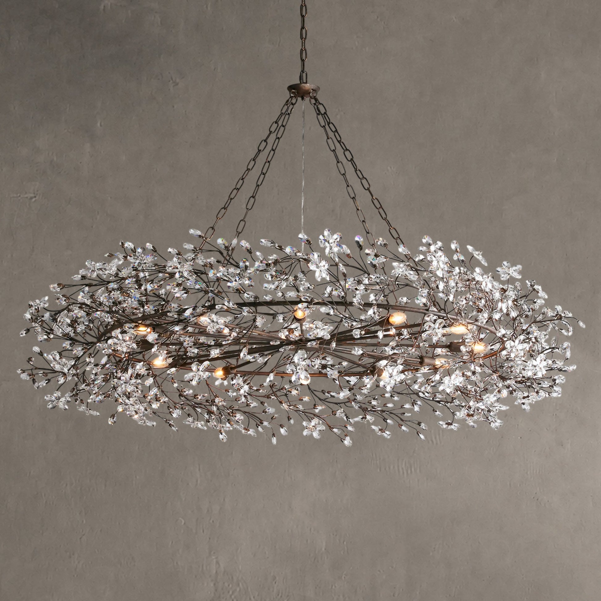 Fiore Crown Chandelier 39" 48" 60" | Lamer Lighting (21)