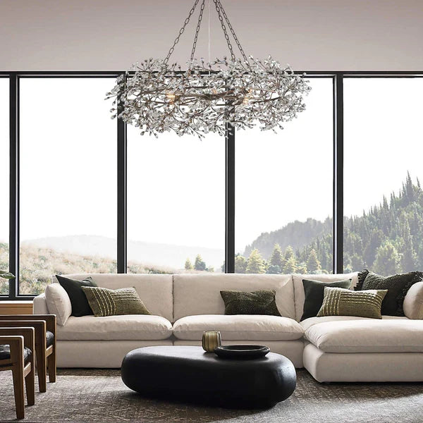 Fiore Crown Chandelier 39" 48" 60" | Lamer Lighting (37)