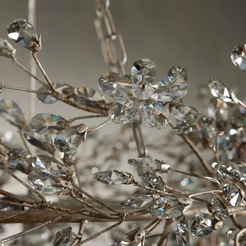 Fiore Crown Chandelier 39" 48" 60"-Chandelier-Merlin Lamps-GOLD-39"-lamerlighting