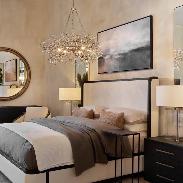 Fiore Crown Chandelier 39" 48" 60"-Chandelier-Merlin Lamps-GOLD-39"-lamerlighting