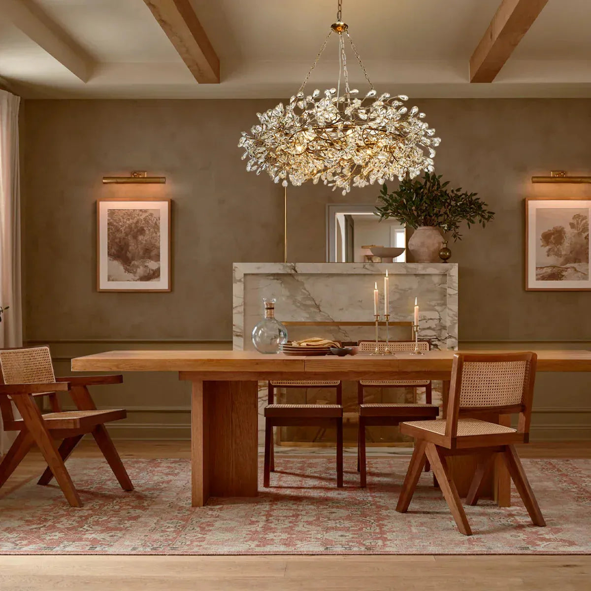 Fiore Crown Chandelier 39" 48" 60" | Lamer Lighting (40)