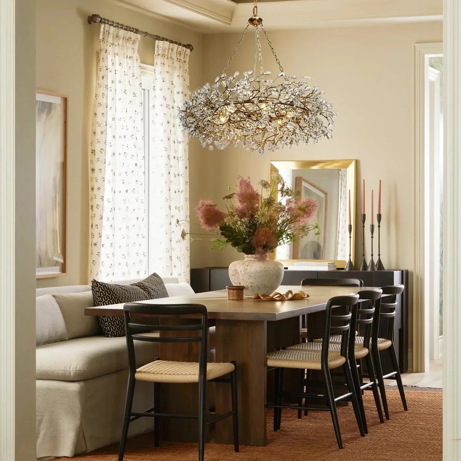 Fiore Crown Chandelier 39" 48" 60" | Lamer Lighting (46)