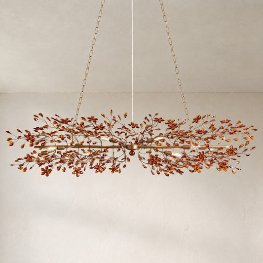 Fiore Linear Chandelier 43" 51" 68"W