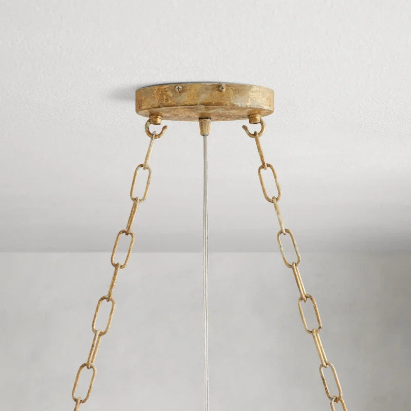 Fiore Linear Chandelier 43" 51" 68"W-Chandelier-Merlin Lamps-GOLD-43"-lamerlighting