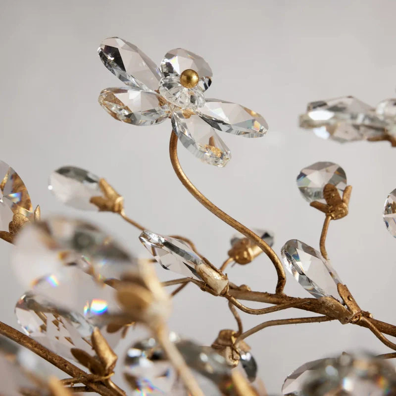 Fiore Linear Chandelier 43" 51" 68"W-Chandelier-Merlin Lamps-GOLD-43"-lamerlighting