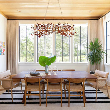 Fiore Linear Chandelier 43" 51" 68"W-Chandelier-Merlin Lamps-GOLD-43"-lamerlighting