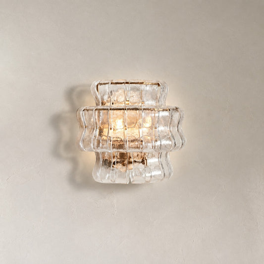Ghiaccio Glass Wall Sconce