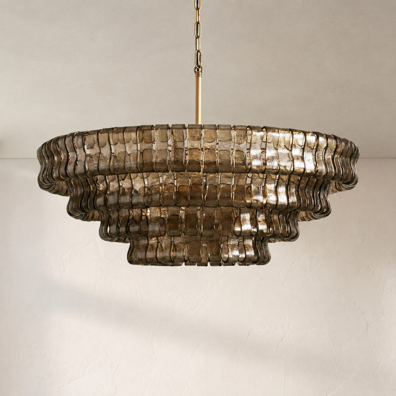 Ghiaccio Round Chandelier 24"36"48"60"