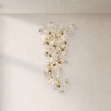 Gingko Ceramic Branch Chandelier Z