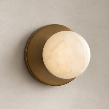 Girouette  Alabaster Sconce