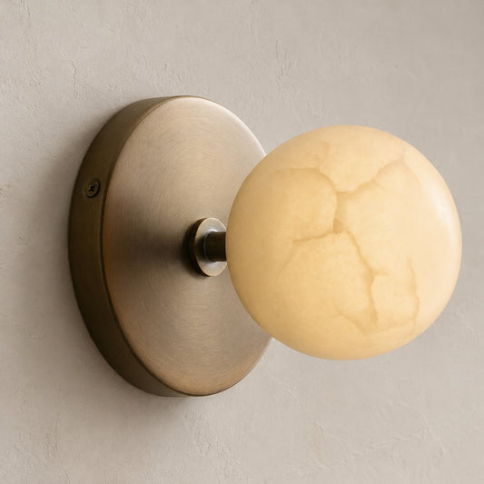Girouette  Alabaster Sconce