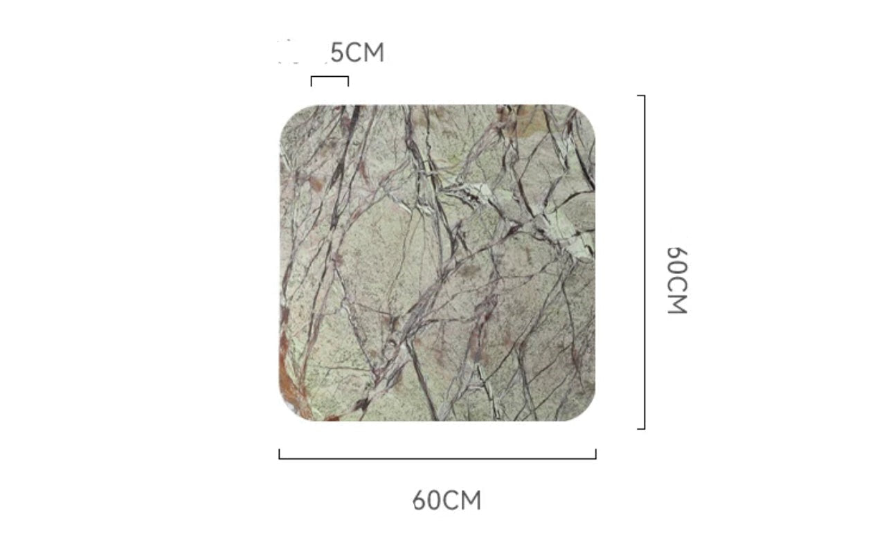 Green Marble Square Wall Lamp