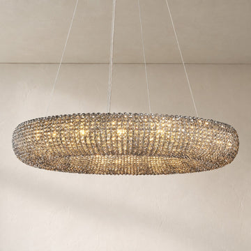 Halo Crystal Round Chandelier 32" 41" 60"