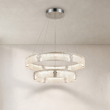 Halo Nested Ring Pendant Light