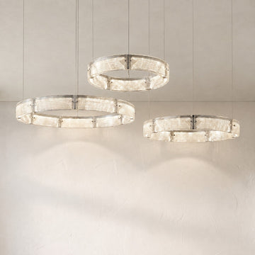 Halo Triple Ring Pendant Light