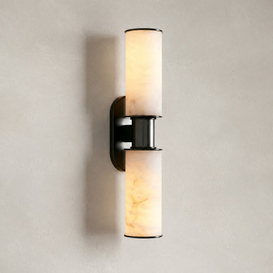 Harlin 2-Light Wall Sconce in Alabaster