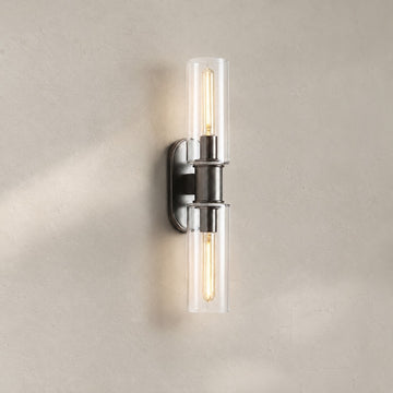 Harrlin Double Sconce in Clear