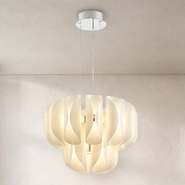 Helena Layered Shell Pendant Light