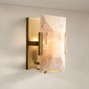 Herlow Calcite Short Wall Sconce