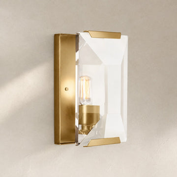 Herlow Crystal Short Wall Sconce