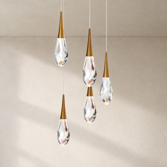 Hibiscus LED Multi Light Pendant Light