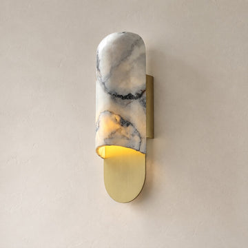 Hl Alabaster Wall Sconce