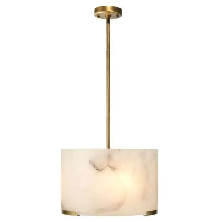 Alabaster Elancourt Pendant 17''W