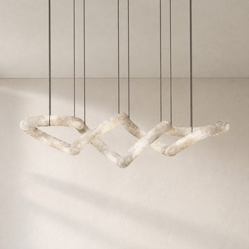 Infinity 12 & 16 Alabaster Pendant Light