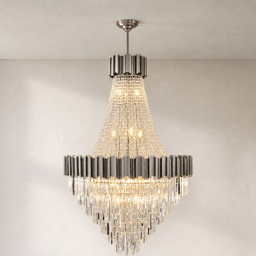 Inverted Triangle Tiered Pendant Light