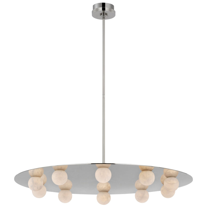 Kelly Wearstler Alabaster Pertica 36" Ten Light Chandelier - lamerlighting