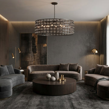 La Cage Round Chandelier 6/8/12 Light