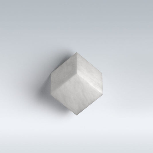 Cube Alabaster Wall Lamp