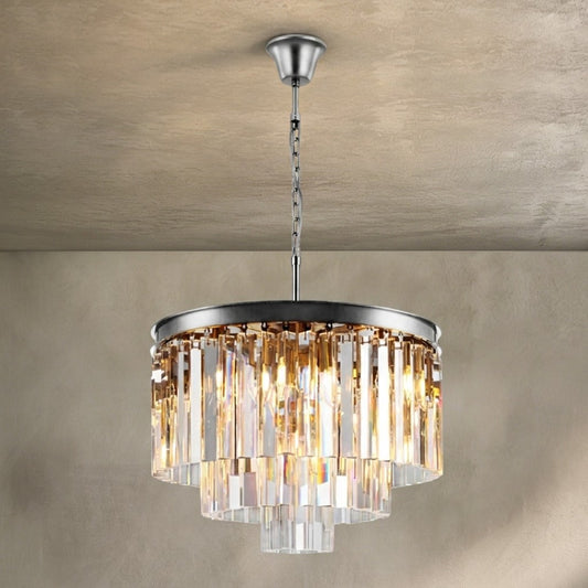 LA Rhea Multi-Tier Round Chandelier