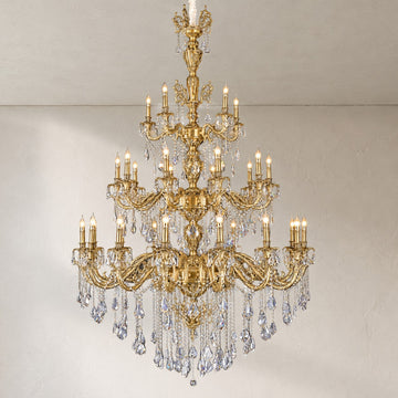 large antique brass chandeliers