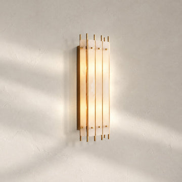 Lux Alabaster Grand Rectangular Sconce