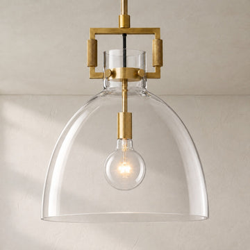 Macelle Glass Cloche Pendant 10" 14" 18"