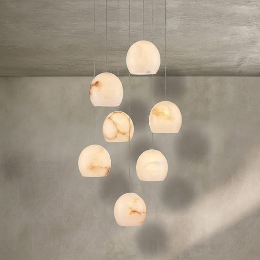 Maeva Round Chandelier 3/7/15/36 Light